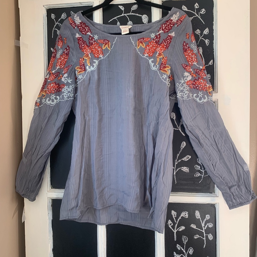 Sundance embroidered blouse